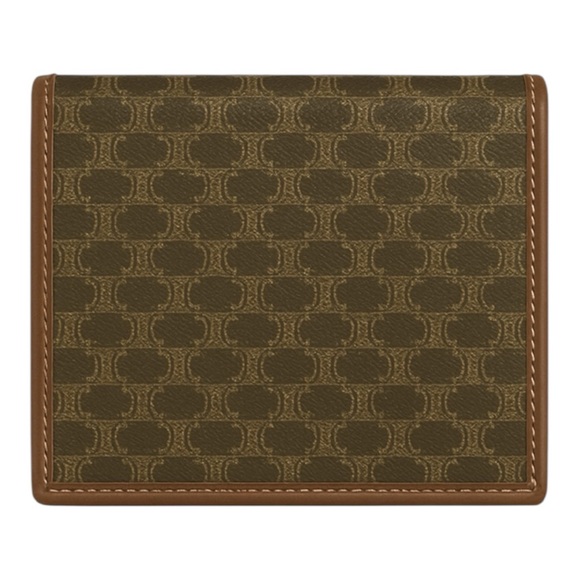 Celine Handbags - Céline Macadam Vintage Bifold Wallet Brown Leather & Canvas